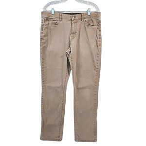 English Laundry Pants Mens Size 34X30 Khaki Chino Tan Jeans